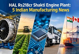 HAL's Rs 218cr Shakti Engine Plant: 5 Indian Manufacturing News
